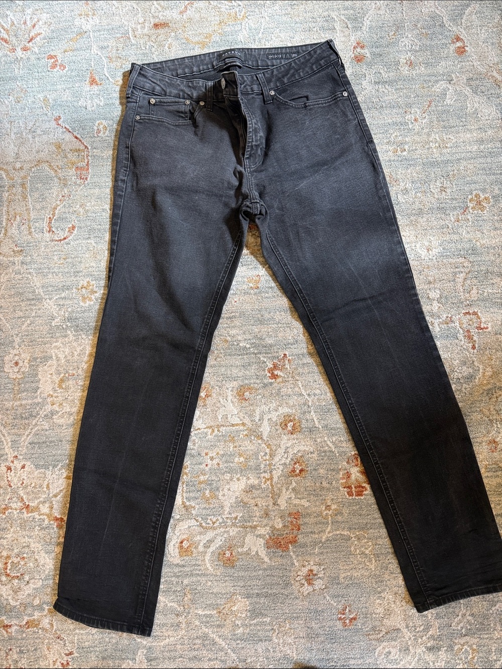 PacSun Men's Black Slim Straight Jeans
